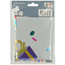 Staande Folieballon Cijfer 8 Joyful Party - 72 cm
