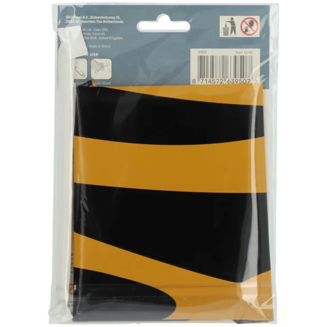 Staande Folieballon Cijfer 0 Tiger Chic - 72 cm