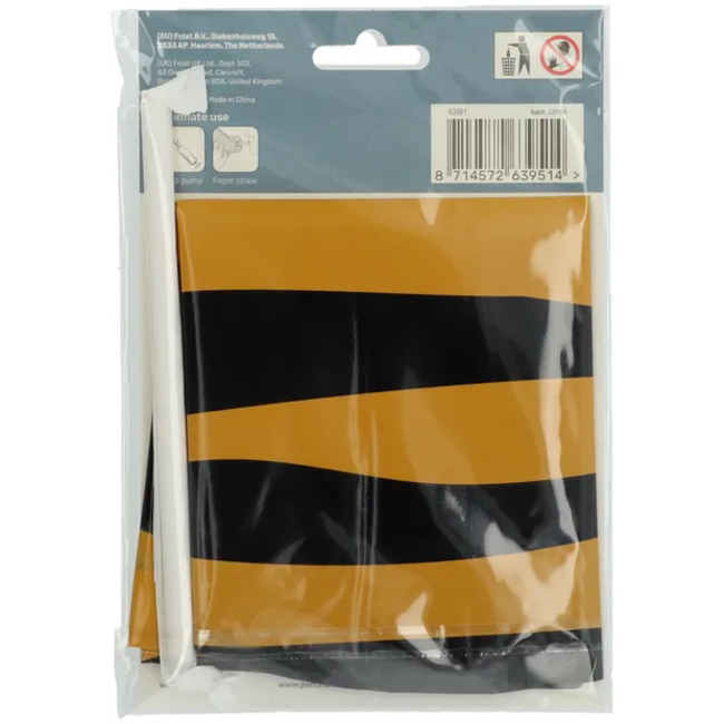 Staande Folieballon Cijfer 1 Tiger Chic - 72 cm