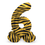 Staande Folieballon Cijfer 6 Tiger Chic - 72 cm