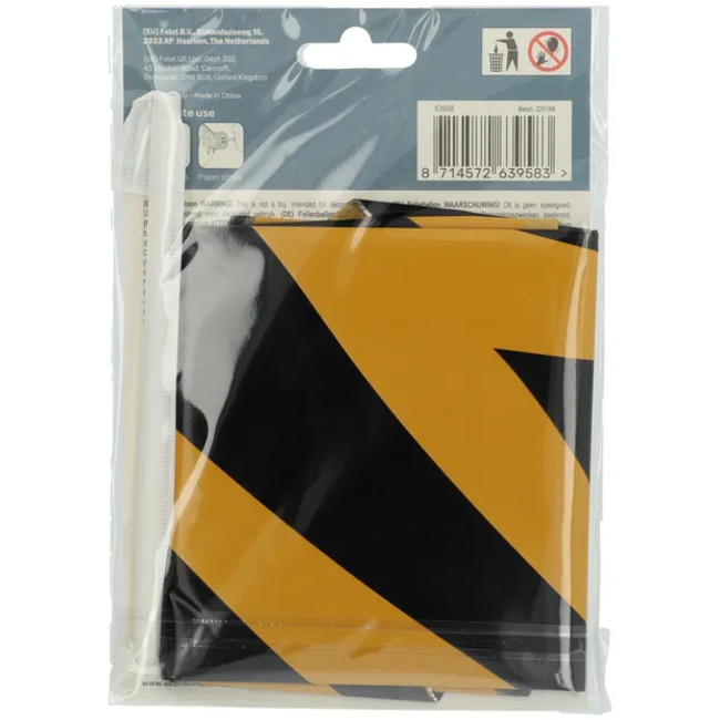 Staande Folieballon Cijfer 8 Tiger Chic - 72 cm