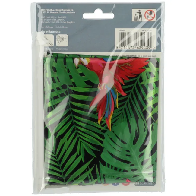 Staande Folieballon Cijfer 3 Jungle Vibe - 72 cm