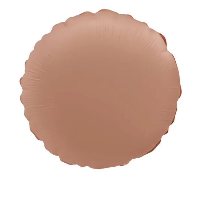 Folieballon Vorm Rond - Vintage Rose - Ultra Matt - 45 cm