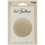 Folieballon Vorm Rond - Creamy Latte - Ultra Matt - 45 cm