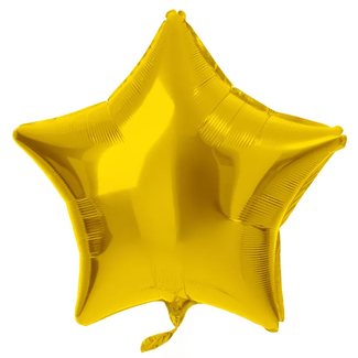 Folat Folieballon Stervormig Goudkleurig - 45 cm