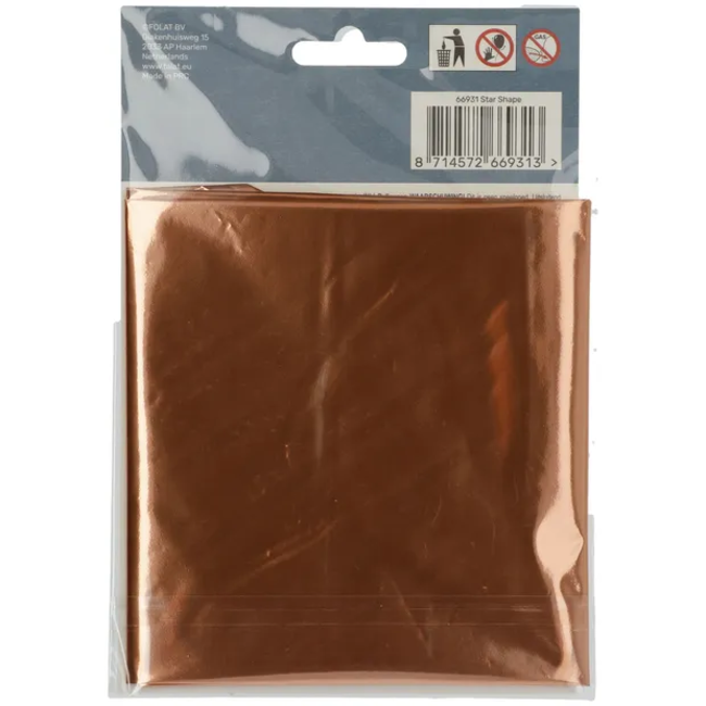 Folieballon Stervormig Brons - 45 cm