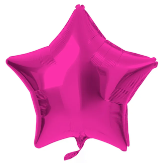 Folat Folieballon Stervormig Magenta - 45 cm