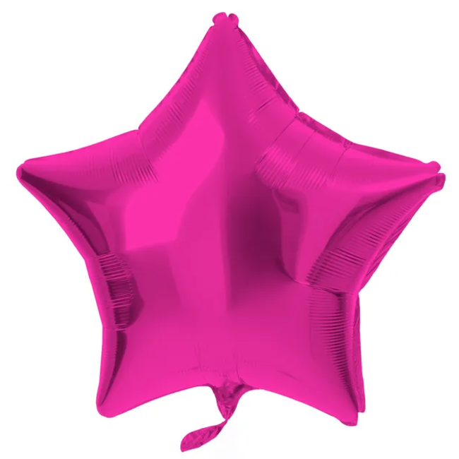 Folieballon Stervormig Magenta - 45 cm