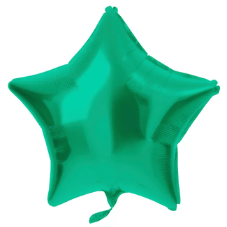 Folat Folieballon Stervormig Groen Metallic Mat - 45 cm