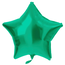 Folieballon Stervormig Groen Metallic Mat - 45 cm