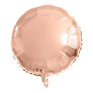 Folat Folieballon Rond Roségoud - 45 cm
