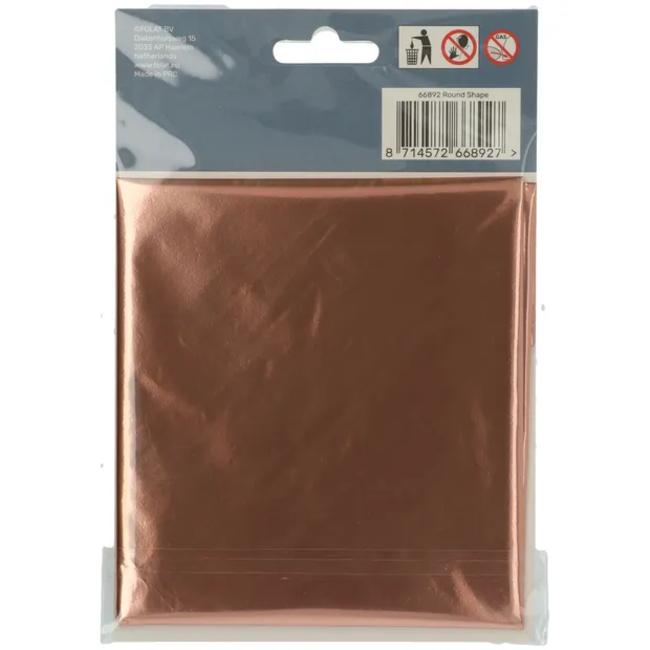 Folieballon Rond Roségoud - 45 cm