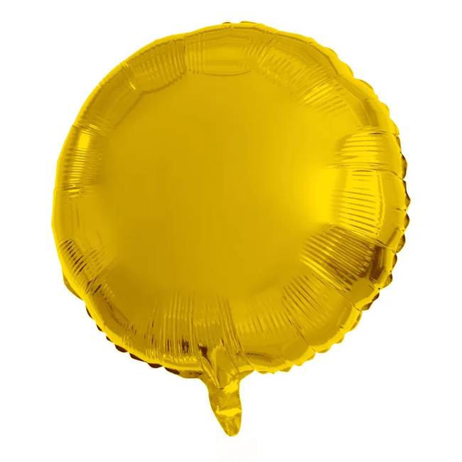 Folieballon Rond Goudkleurig - 45 cm