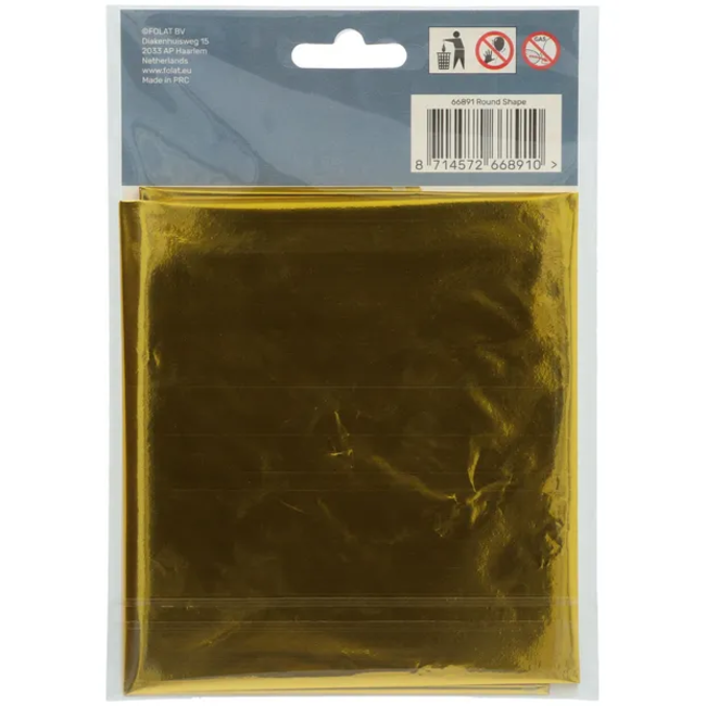 Folieballon Rond Goudkleurig - 45 cm