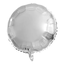 Folieballon Rond Zilverkleurig - 45 cm