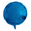 Folieballon Rond Blauw - 45 cm