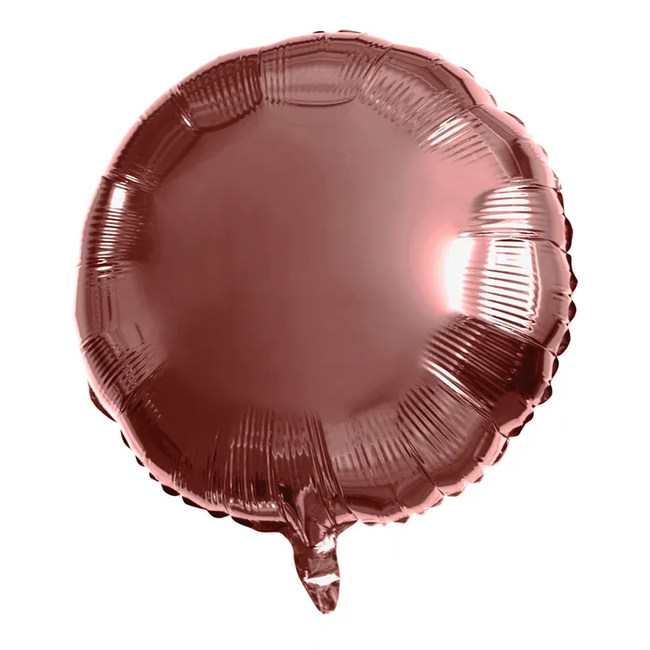 Folieballon Rond Brons - 45 cm