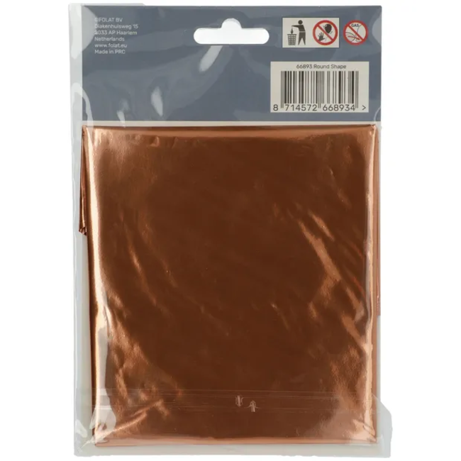 Folieballon Rond Brons - 45 cm