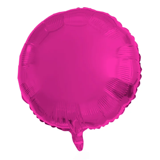 Folat Folieballon Rond Magenta - 45 cm