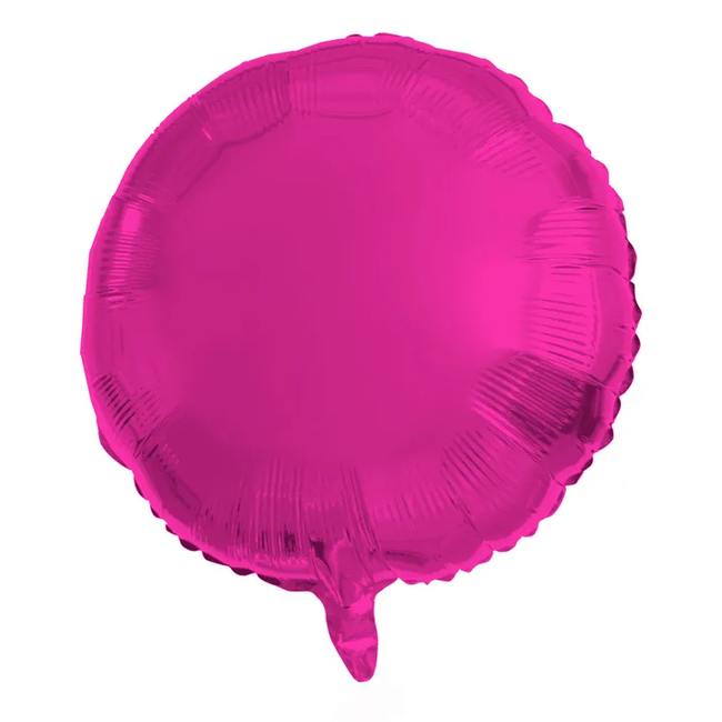 Folieballon Rond Magenta - 45 cm