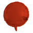 Folieballon Rond Rood Metallic Mat - 45 cm