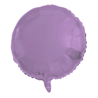 Folat Folieballon Rond Paars Metallic Mat - 45 cm