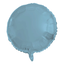 Folieballon Rond Pastel Blauw Metallic Mat - 45 cm