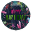 Folieballon Verjaardag Neon Tropical - 45 cm