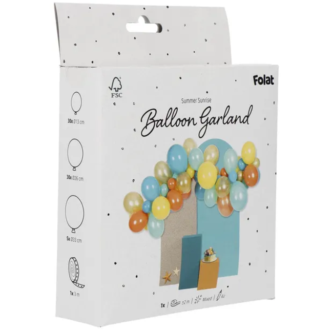 Ballonslinger - Summer Sunrise - 66 stuks