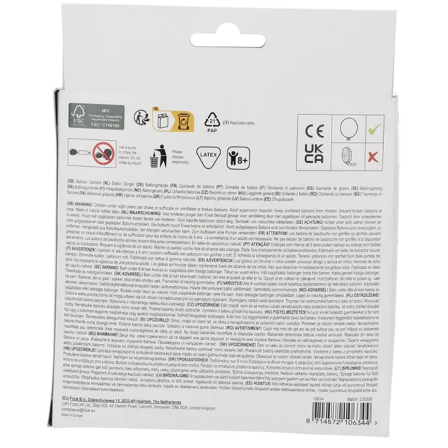 Ballonslinger - Summer Sunrise - 66 stuks