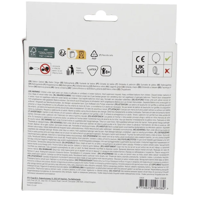 Ballonslinger - Unicorns & Rainbows - 66 stuks