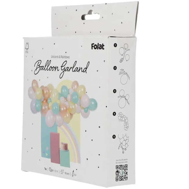 Ballonslinger - Unicorns & Rainbows - 66 stuks