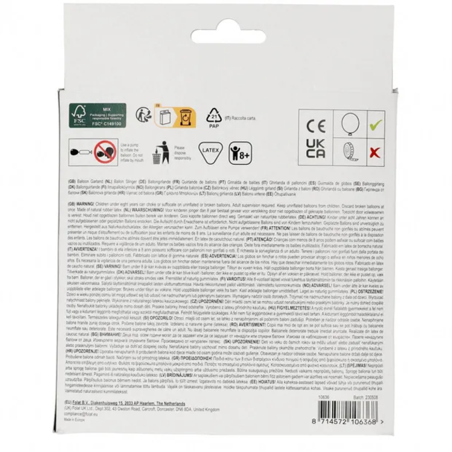 Ballonslinger - Zoo party - 66 stuks