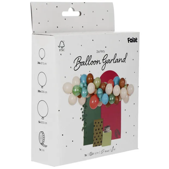 Ballonslinger - Zoo party - 66 stuks