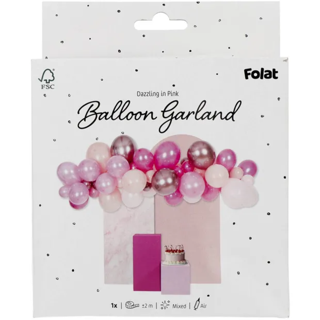 Ballonslinger - Dazzling Pink - 62 stuks