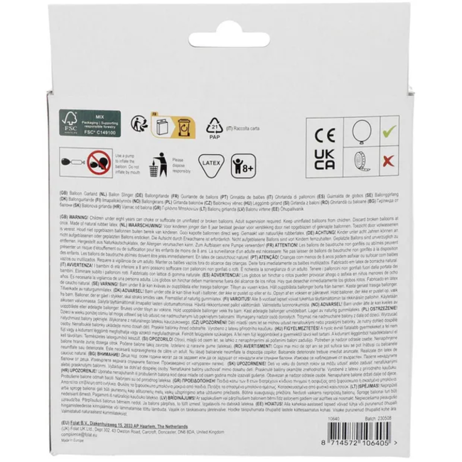 Ballonslinger - Dazzling Pink - 62 stuks