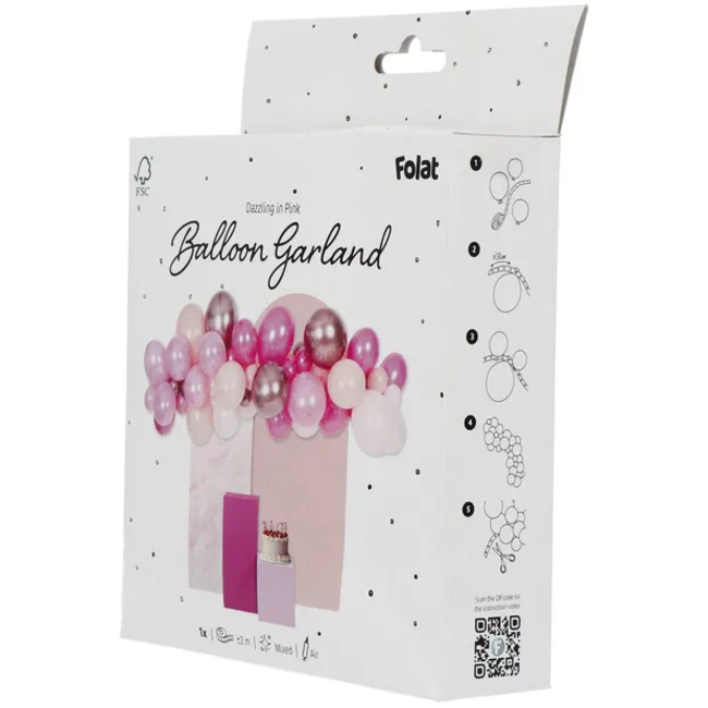 Ballonslinger - Dazzling Pink - 62 stuks