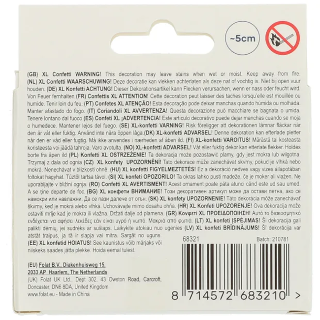 Tafelconfetti XL Unicorns & Rainbows - 45 stuks