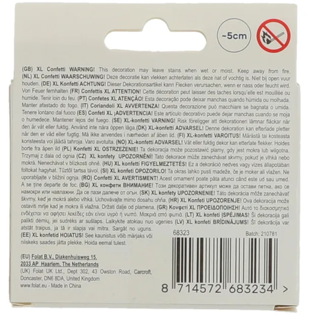 Tafelconfetti XL Zoo Party - 45 stuks