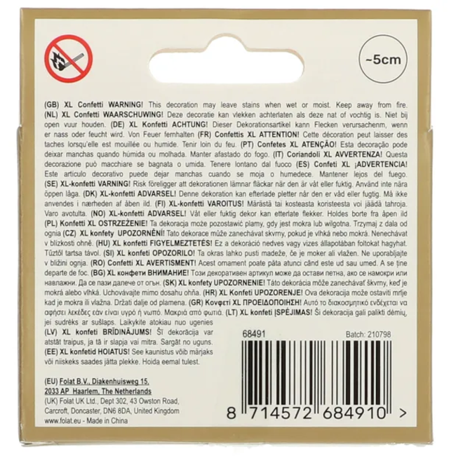 Tafelconfetti Golden Dawn - 45 stuks