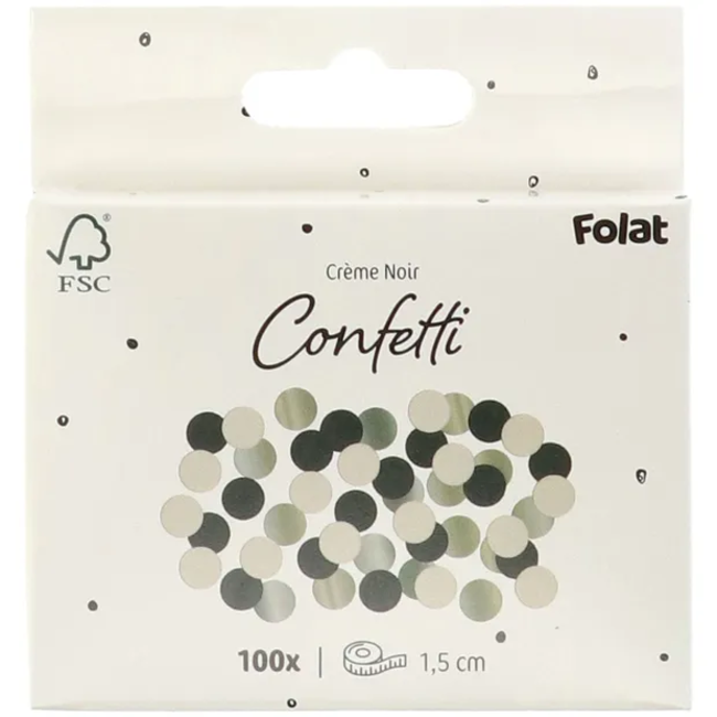 Confetti - Crème Noir - 14 gr