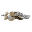 Confetti Kanon Glitter Assorti Goud/Zilver - 28 cm