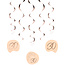 Hangdecoratie Elegant Lush Blush 30 Jaar - 5 stuks