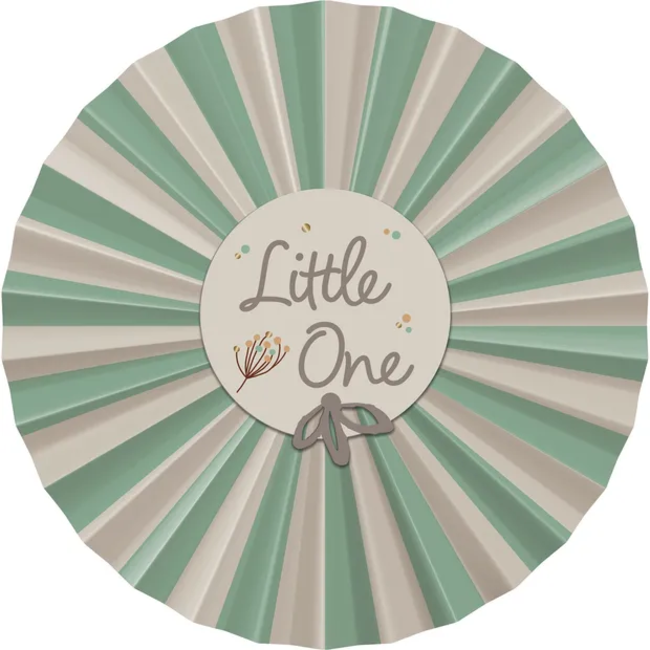 Deco Fan Set - Blooming Baby Little One - 3 stuks