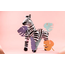 Opblaas Zebra - 60x55 cm