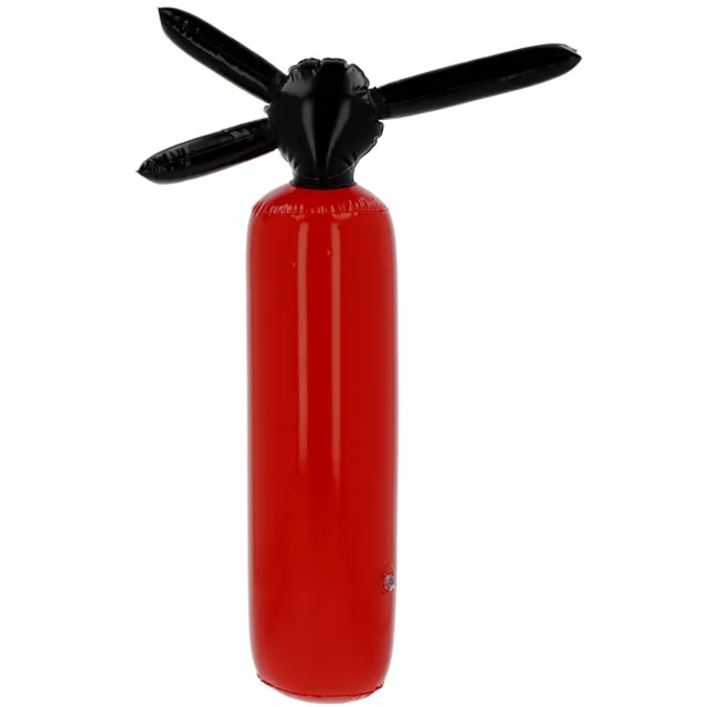 Opblaasbare brandweer blusser 60cm