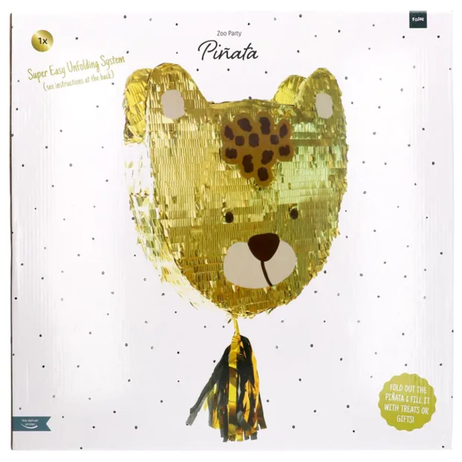 Piñata Luipaard - Zoo Party - 48 x 50 cm