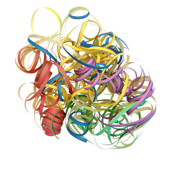 Serpentines - Multicolour - 4 meter - 3 stuks