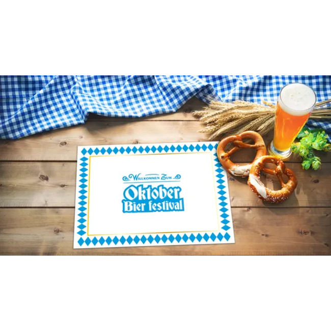 Placemats Oktober Bier Festival - 6 stuks