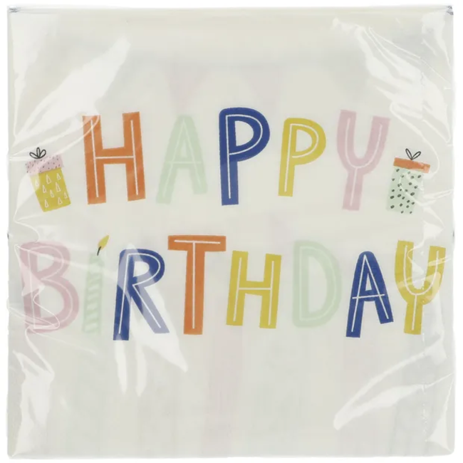 Servetten Party Green 33x33cm - 20 stuks